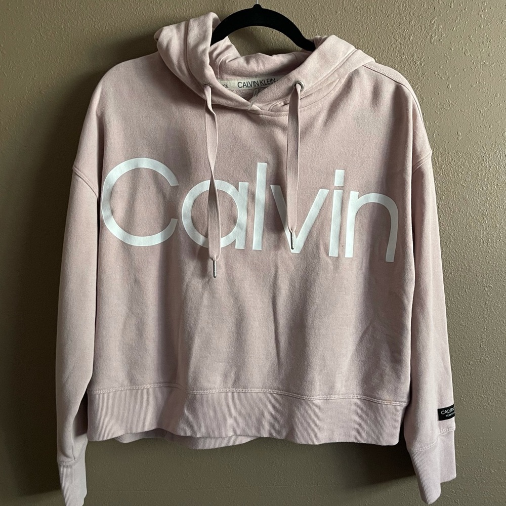 Pink Calvin Klein Performance Hoodie